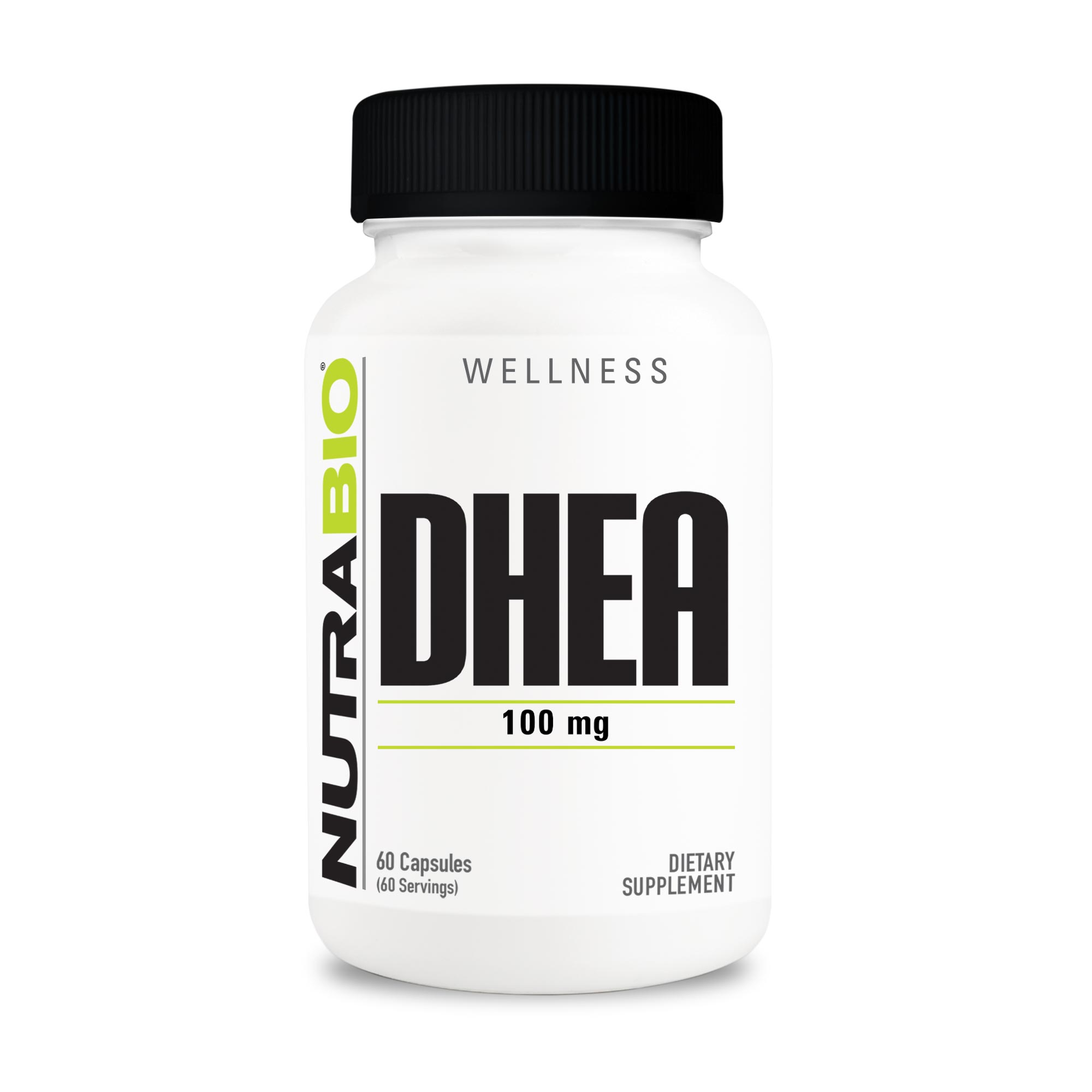 NutraBio DHEA (100mg) 60 Capsules