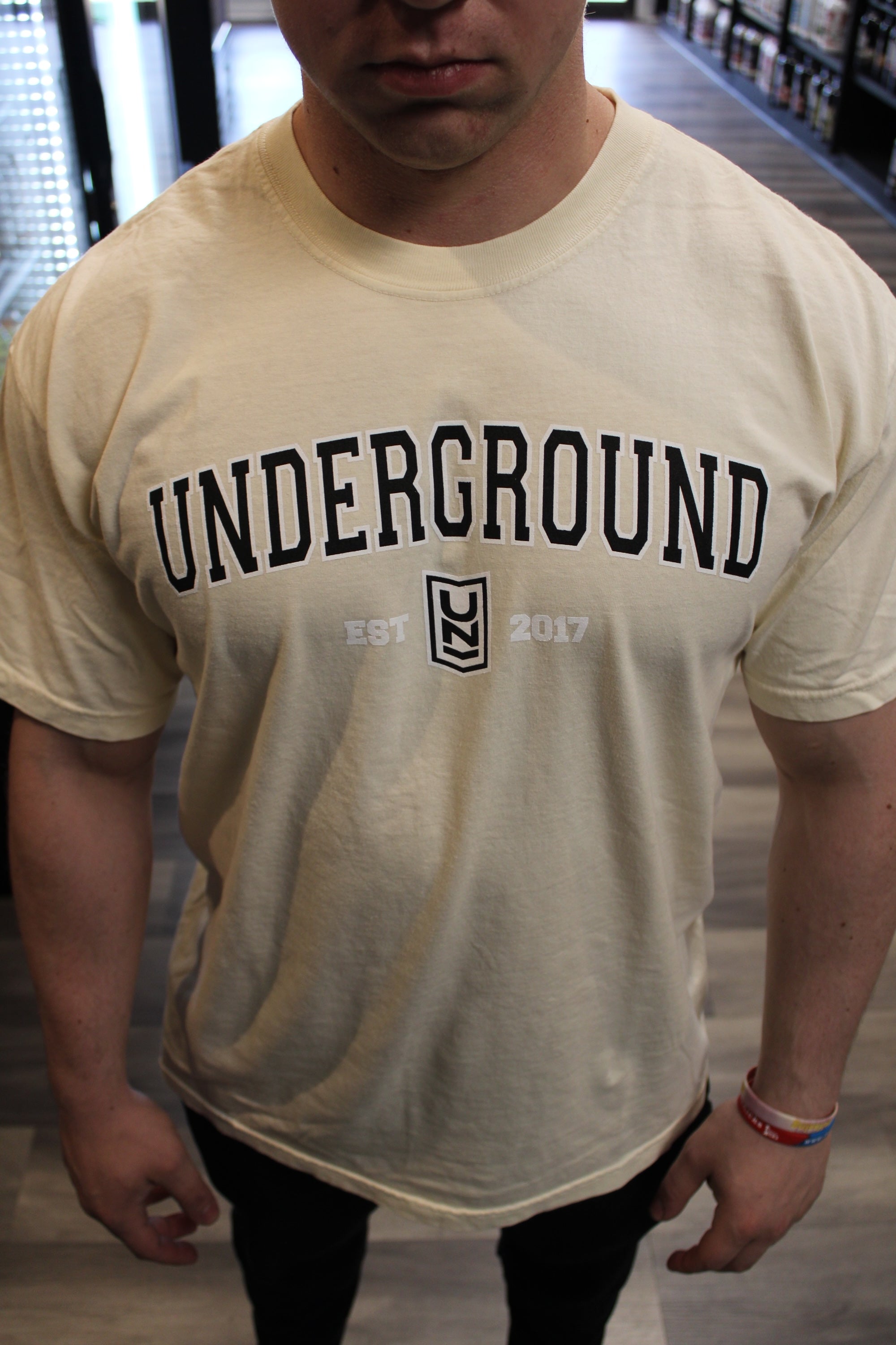 Cream Varsity Shirt (Oversized)