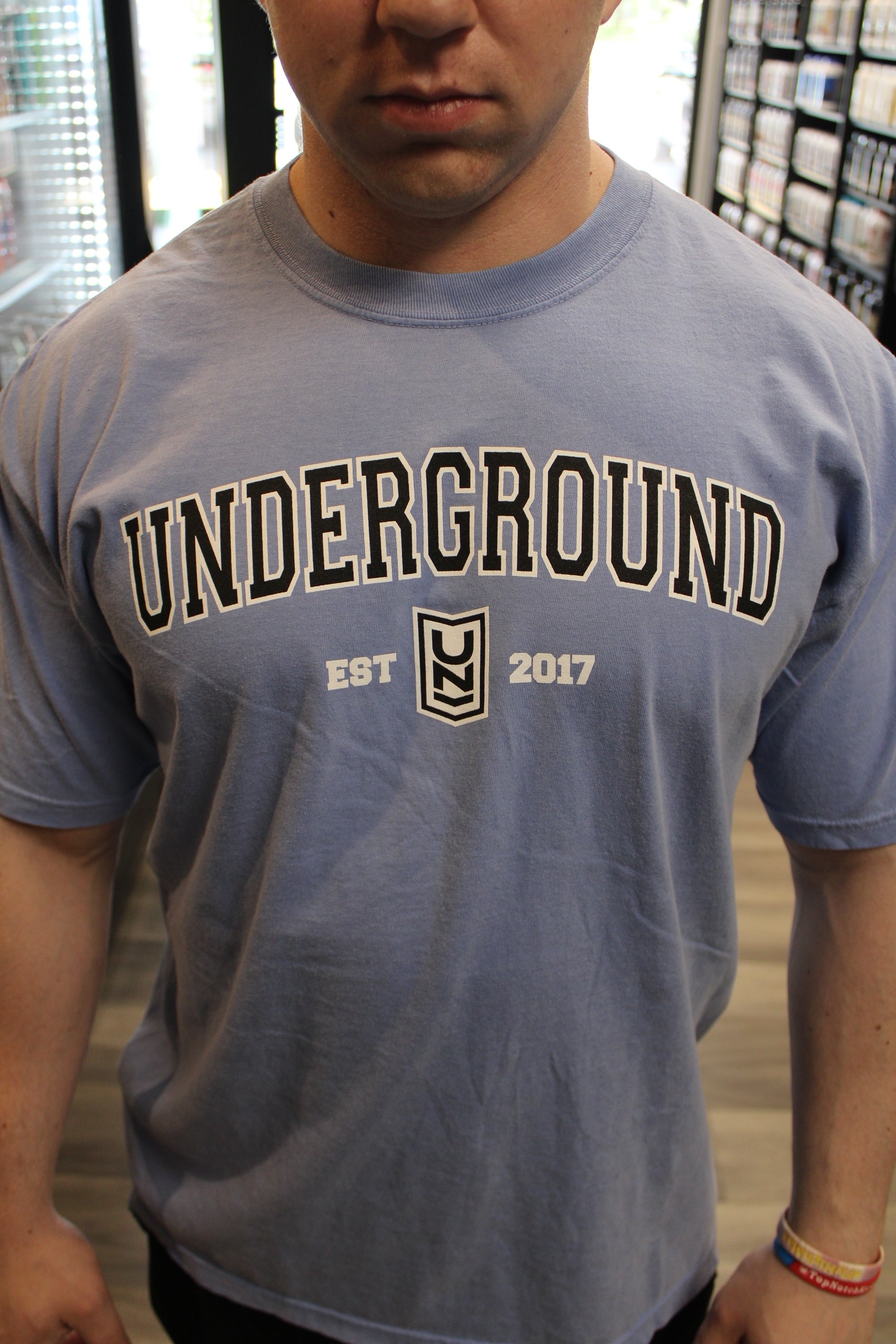 Carolina Blue Varsity Shirt (Oversized)