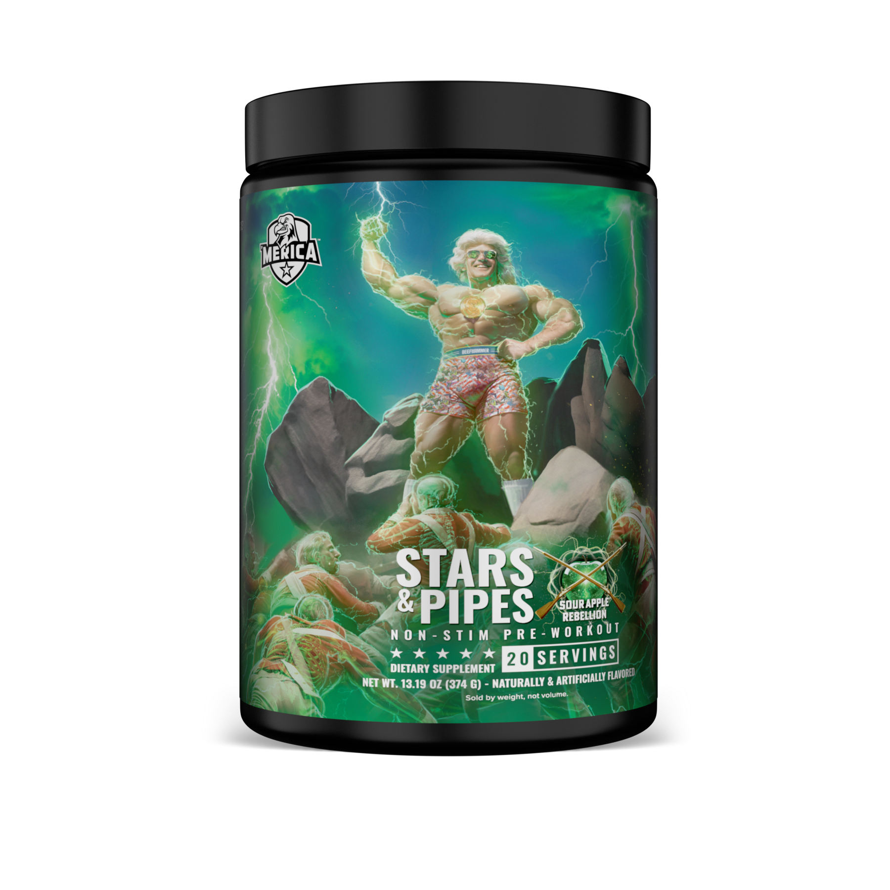 Merica Labz Stars & Pipes Non Stim Pre Workout
