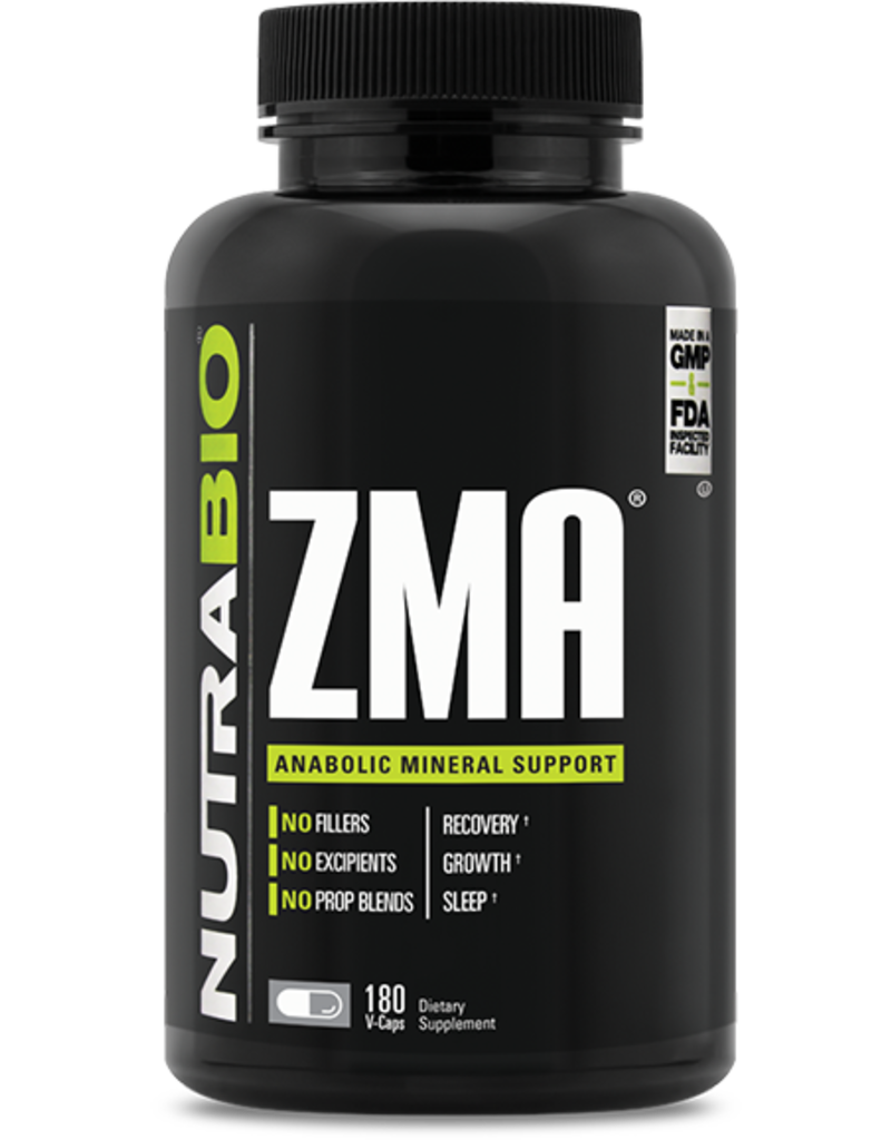 NutraBio ZMA 180 capsules