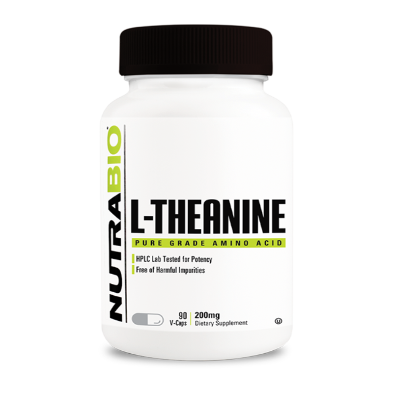 NutraBio L-Theanine 200mg 90caps