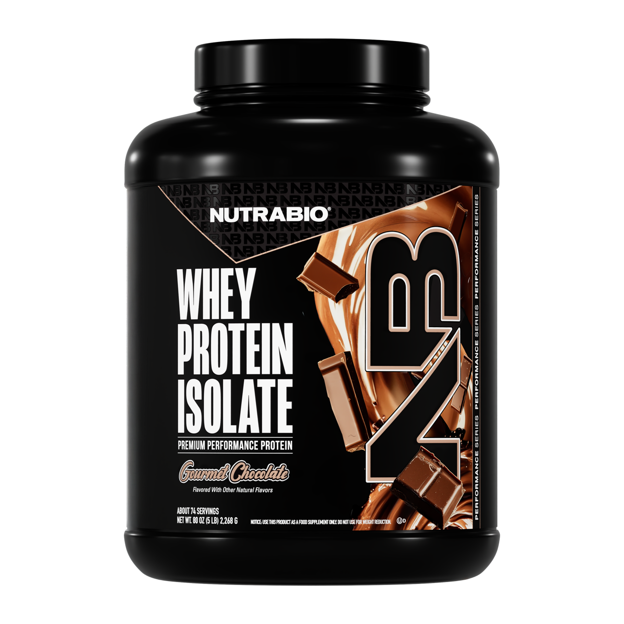 Nutrabio Whey Protein Isolate 5lb