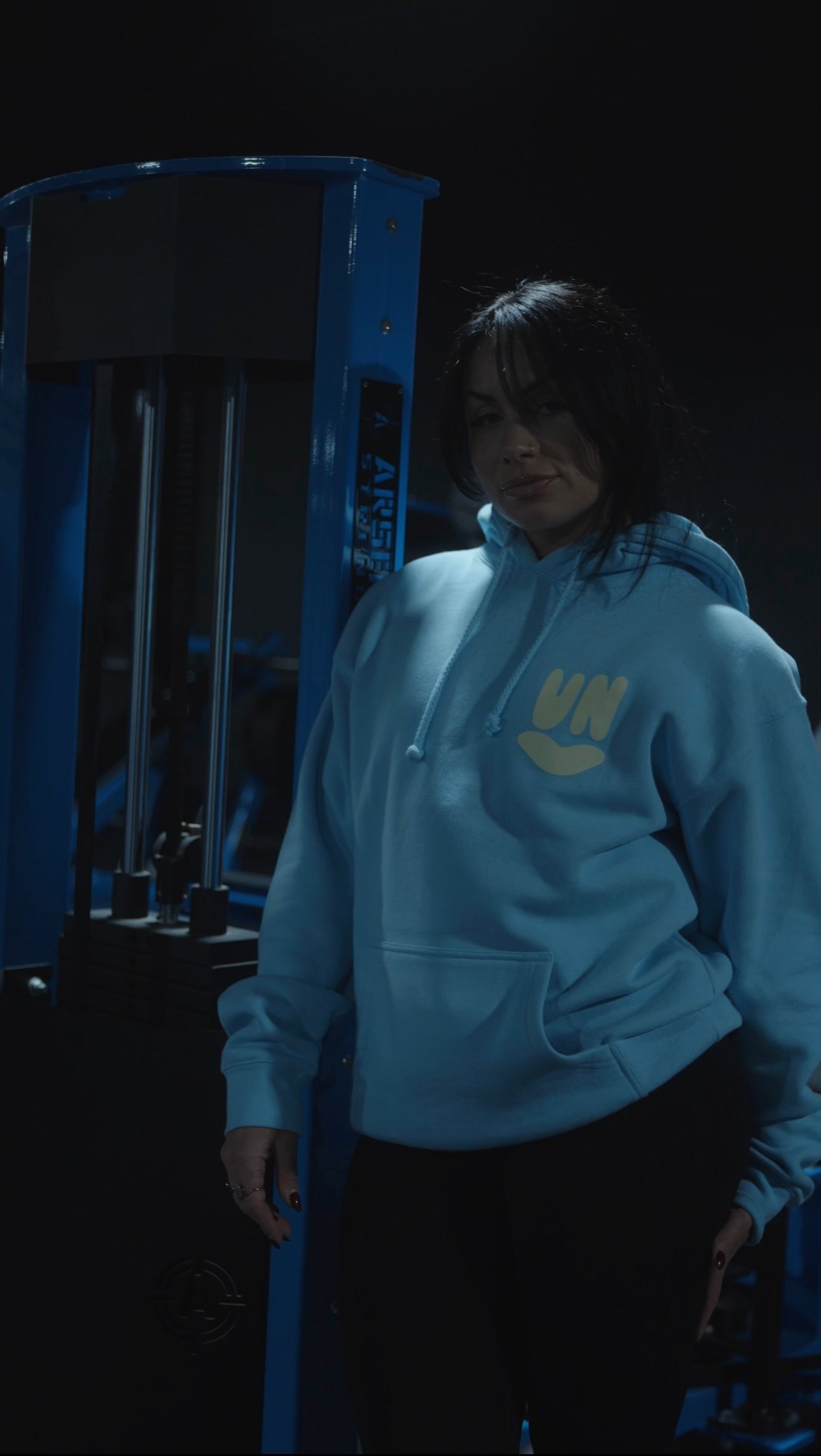 UN Bubble Letter (Black Fox) Hoodie