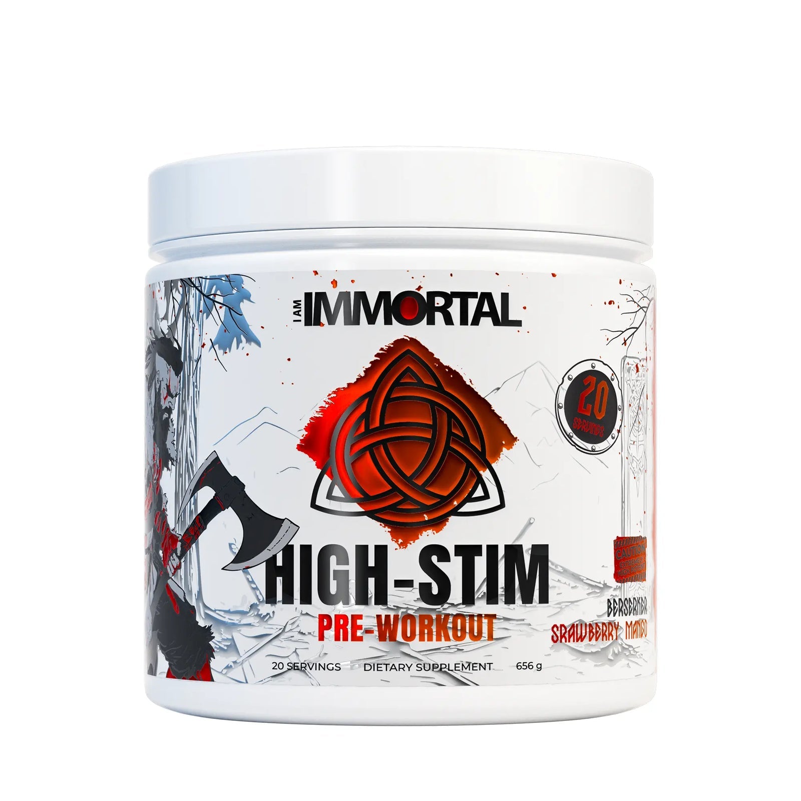 I Am Immortal High Stim Pre Workout