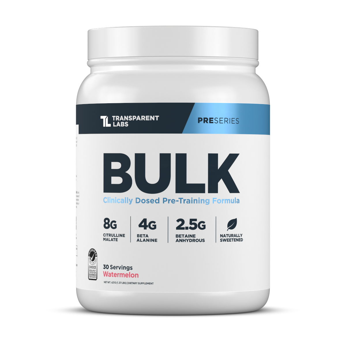 Transparent Labs Bulk Pre Workout