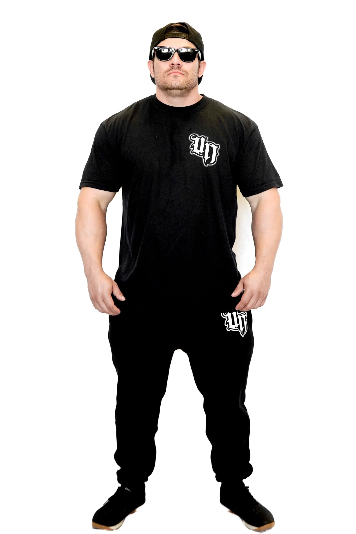 【BLACK】SWEAT CHICANO PANTS Sweat Pants Chicano Logo